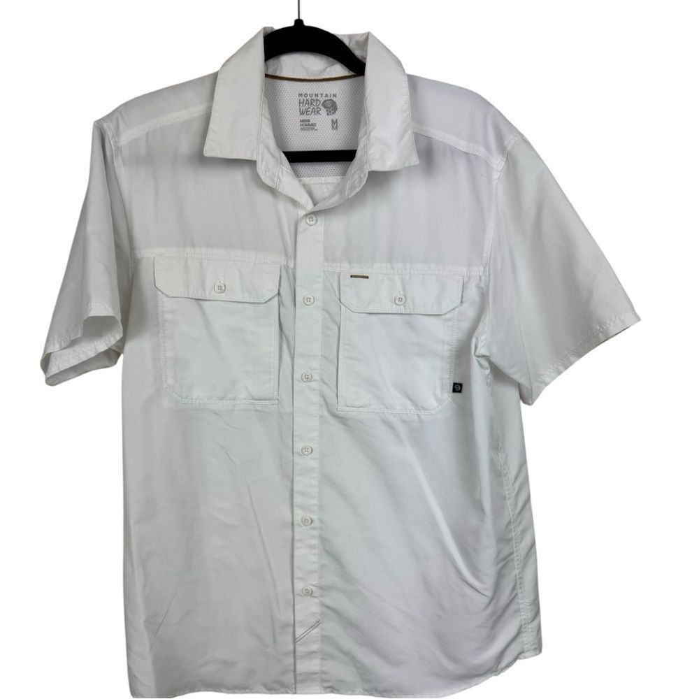 Mountain Hardware Canyon Short Sleeve Shirt White Size M